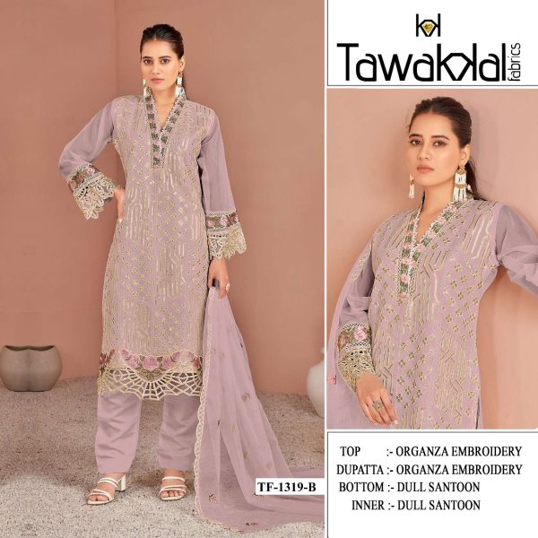 TAWAKKAL FABRICS TF 1319 B PAKISTANI SALWAR KAMEEZ