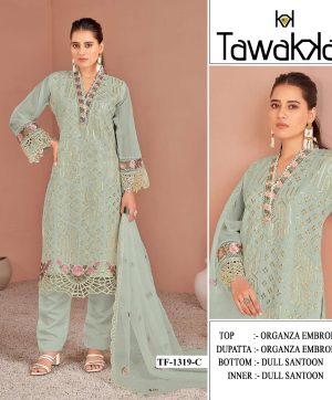 TAWAKKAL FABRICS TF 1319 C PAKISTANI SALWAR KAMEEZ