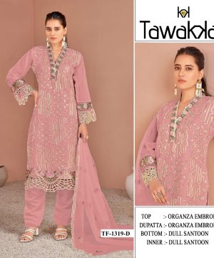 TAWAKKAL FABRICS TF 1319 D PAKISTANI SALWAR KAMEEZ