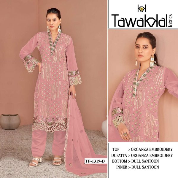 TAWAKKAL FABRICS TF 1319 D PAKISTANI SALWAR KAMEEZ
