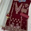 TAWAKKAL FABRICS TF 1320 D PAKISTANI VELVET SUITS