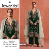 TAWAKKAL FABRICS TF 1320 E PAKISTANI VELVET SUITS