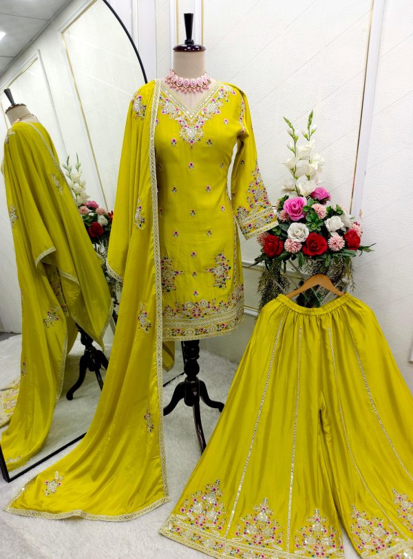 WW 1151 B TRENDING SHARARA SUITS WHOLESALE