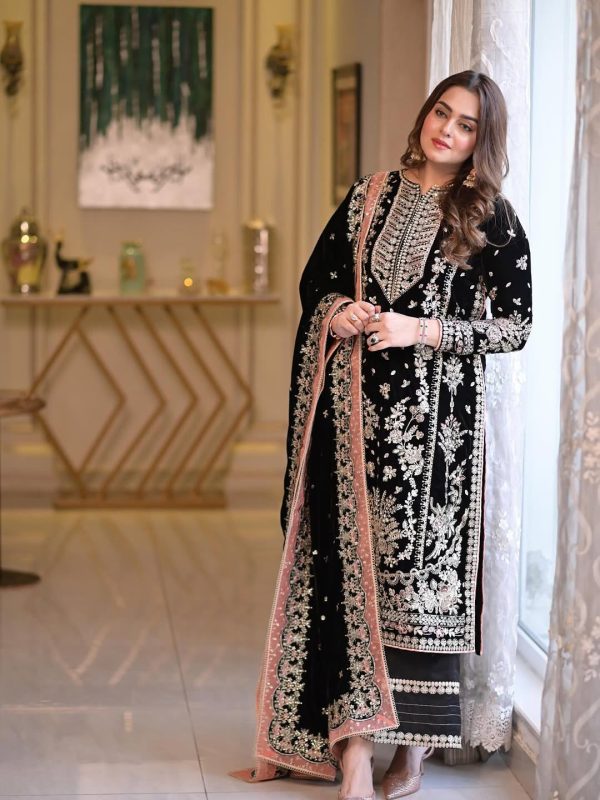 LC 1415 VELVET DESIGNER ETHNIC WEAR