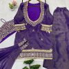 LG 2015 PURPLE REAL MIRROR SALWAR KAMEEZ