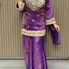 LG 2015 PURPLE REAL MIRROR SALWAR KAMEEZ