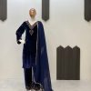 LG 2025 BLUYE VELVET SALWAR KAMEEZ WHOLESALE