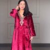 LG 2025 MAROON VELVET SALWAR KAMEEZ WHOLESALE
