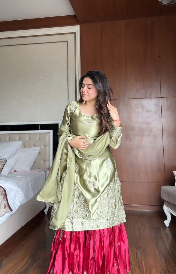 LM 02 DESIGNER SHARARA DRESS