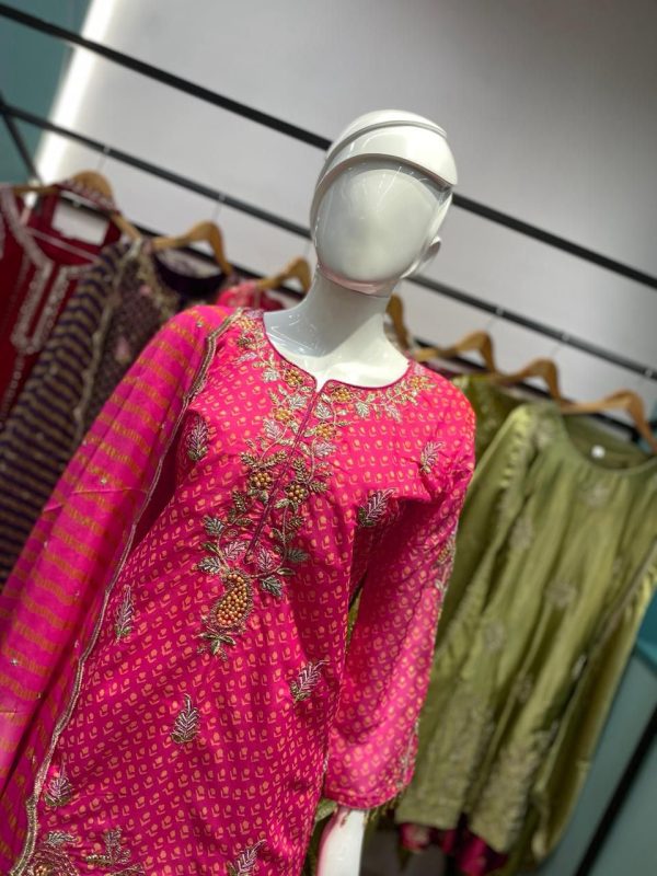 LM 07 PINK SHARARA SALWAR KAMEEZ ONLINE