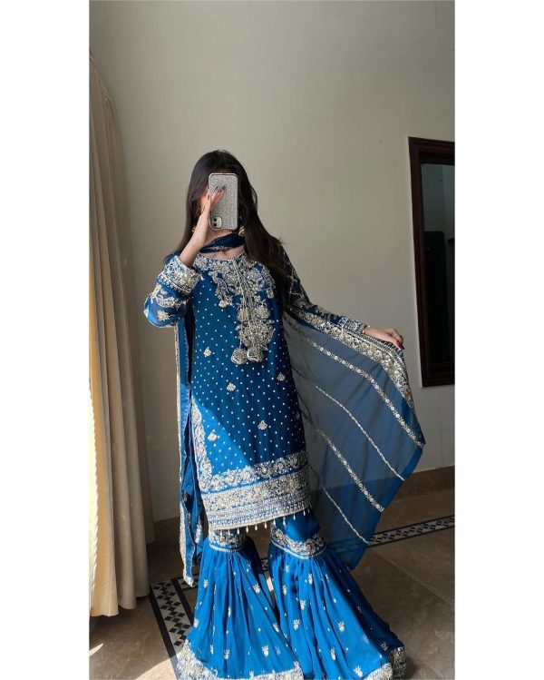 NSR 878 SHARARA DRESSES WHOLESALER