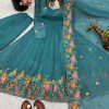 NSR 880 BLUE DESIGNER GOWN COLLECTION