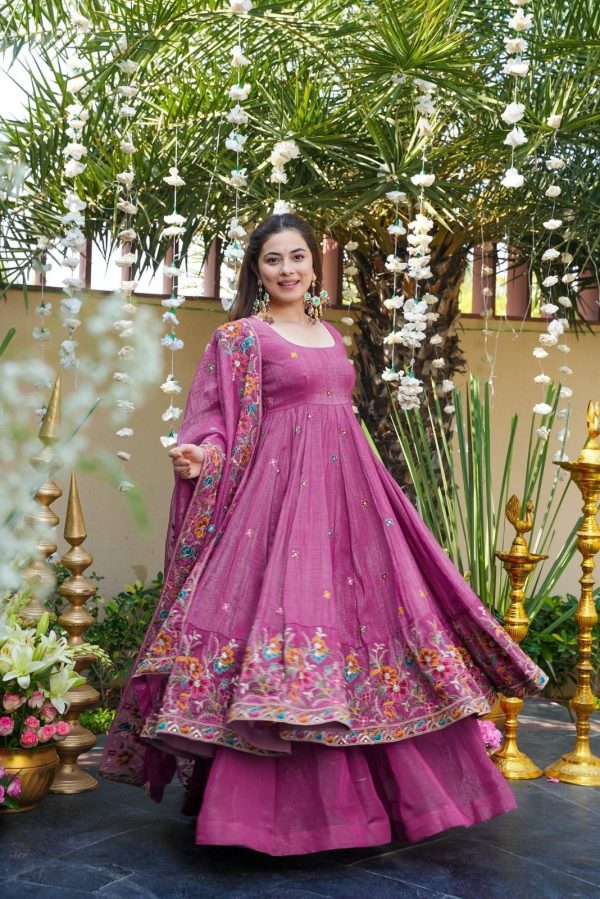 NSR 880 PINK DESIGNER GOWN COLLECTION