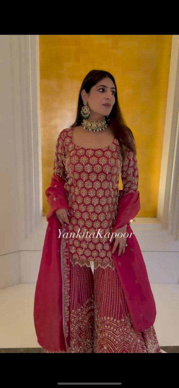 SR 1693 SHARARA DESIGNER OUTFIT FOR WEDDINGS