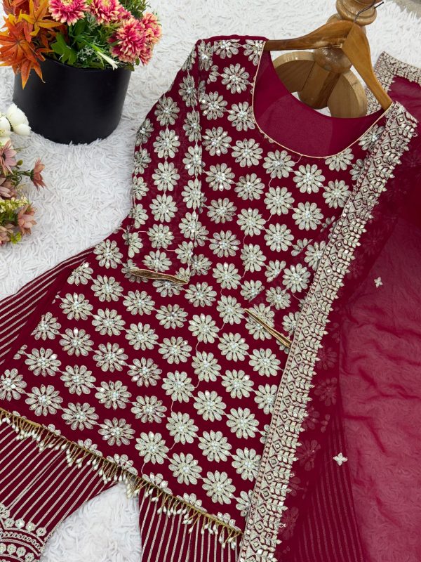 SR 1693 SHARARA DESIGNER OUTFIT FOR WEDDINGS