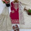 SR 1694 PINK DESIGNER SALWAR KAMEEZ