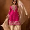 SR 1694 PINK DESIGNER SALWAR KAMEEZ