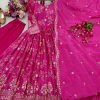 WW 1234 BEAUTIFUL PINK GOWN FOR WEDDING