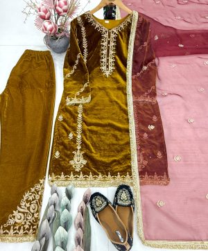 DB 026 TRENDING VELVET SALWAR KAMEEZ