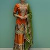 DHK 1376 A PURE CHINON SILK PLAZZO SUIT COLLECTION