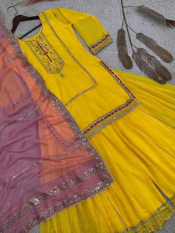 DHK 1378 READY TO WEAR PLAZZO SUITS COLLECTION