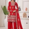 JD 588 D GEORGETTE PLAZZO SUITS WHOLESALE