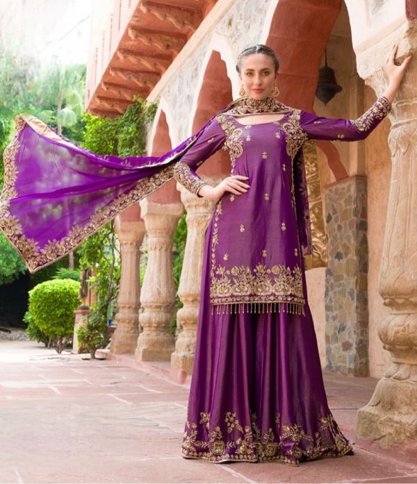 JD 632 TRENDING PLAZZO SUITS WHOLESALE