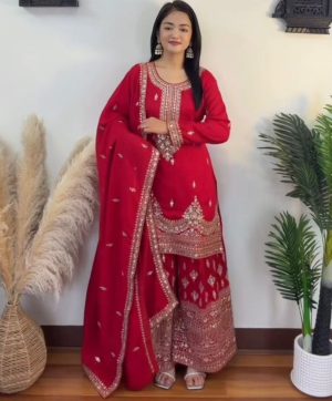 PD 1136 E CHINON SILK PLAZZO SUITS WHOLESALE