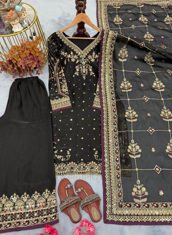 PD 1138 TRENDING PLAZZO SUITS WHOLESALE