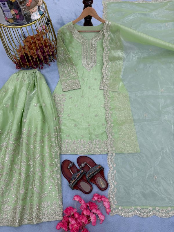 PD 1139 A TRENDING PLAZZO SUITS WHOLESALE