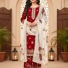 PD 1140 A HEAVY EMBROIDERED PLAZZO SUITS