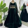 QRC 302 TRENDING VELVET LEHENGA CHOLI ONLINE