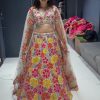 QRC 383 TRENDING FANCY GEORGETTE LEHENGA CHOLI