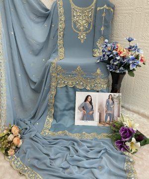 TAWAKKAL FABRICS 5102 A GEORGETTE SALWAR KAMEEZ