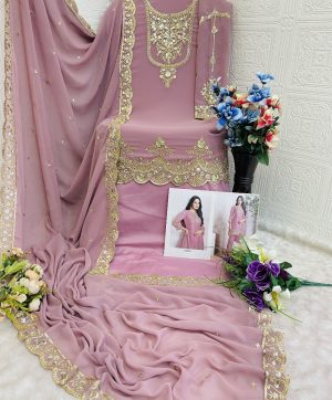 TAWAKKAL FABRICS 5102 C GEORGETTE SALWAR KAMEEZ