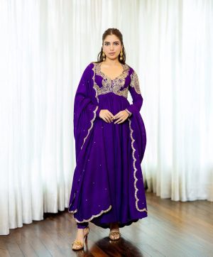 VF 218 CHINON SILK ANARKALI GOWN COLLECTION