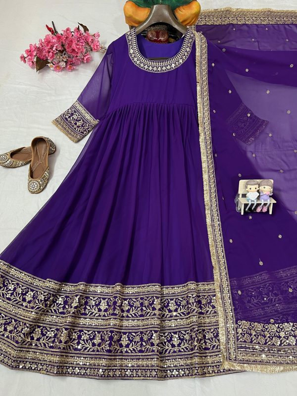 VF 220 DESIGNER ANARKALI GOWN WHOLESALE